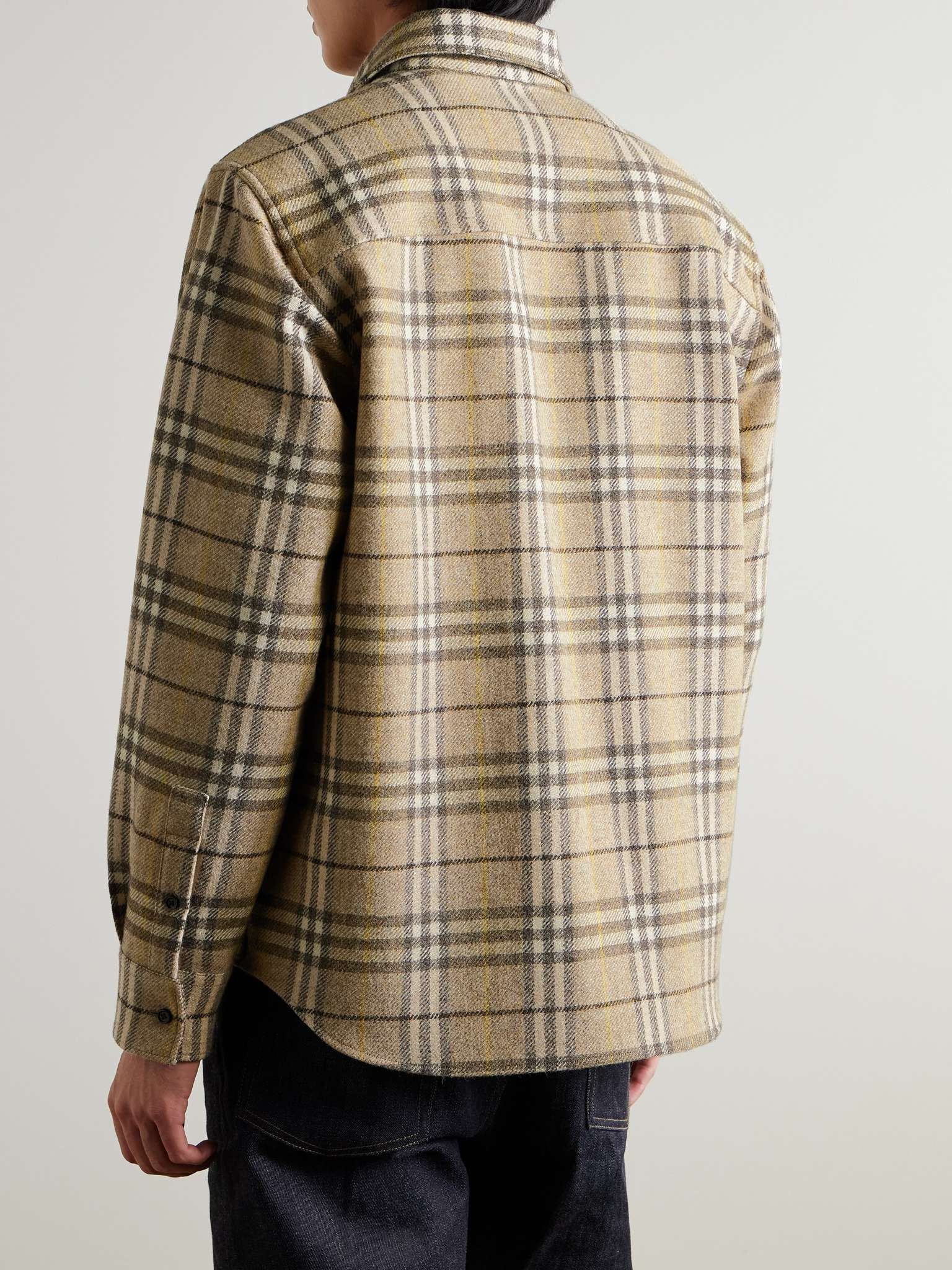 Checked Wool-Flannel Shirt - 3