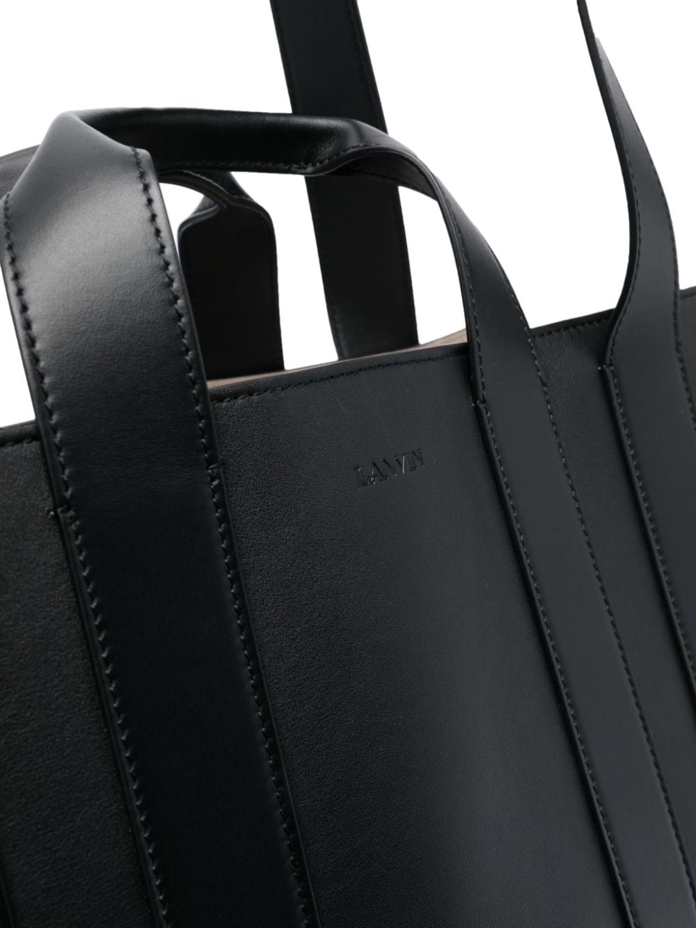 Ballade North South leather tote bag - 4