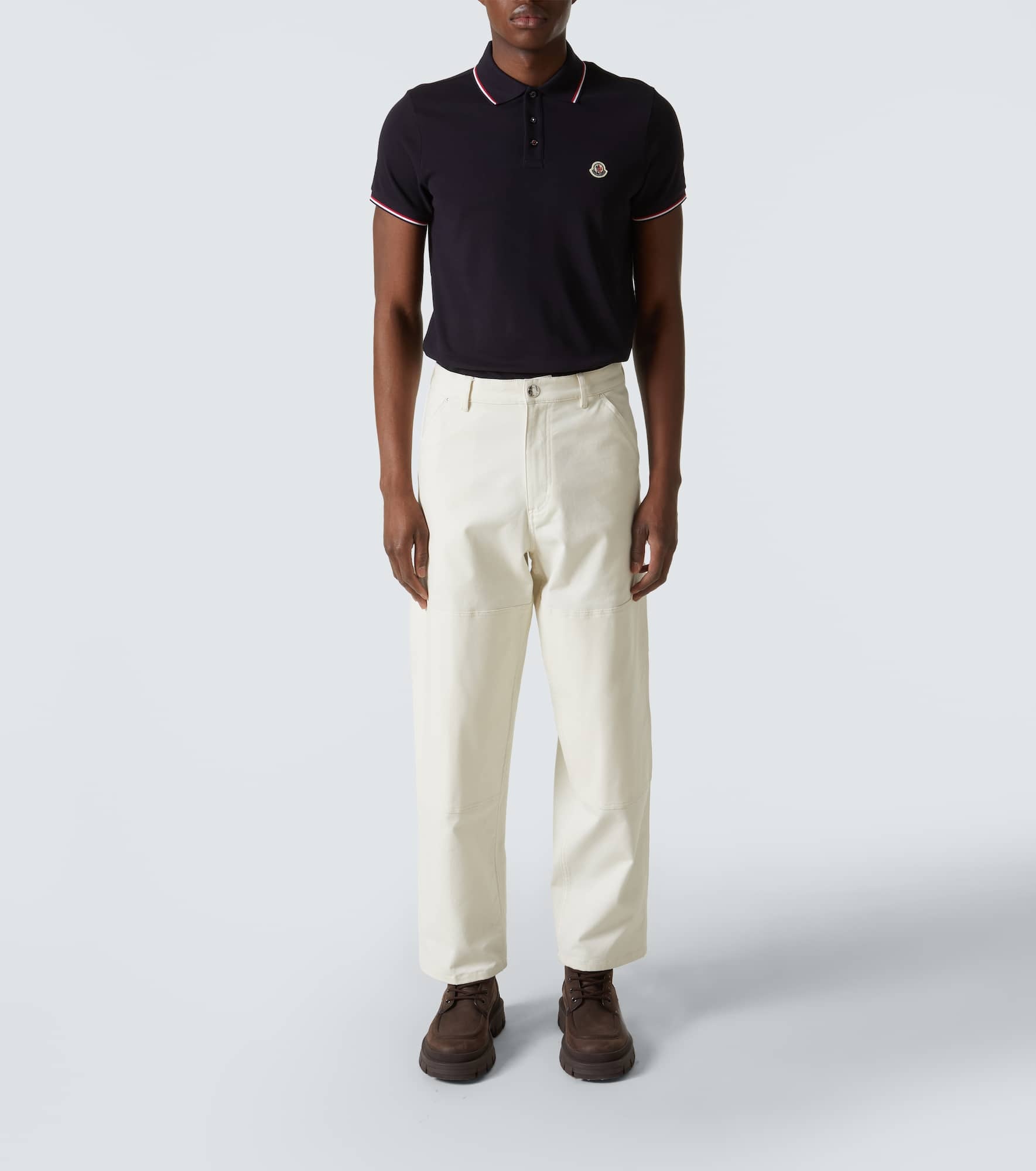 Logo cotton piqué polo shirt - 2