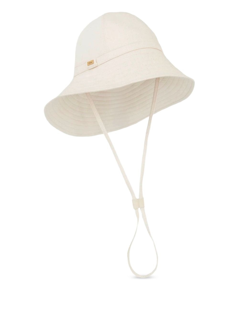 logo-plaque sun hat - 1