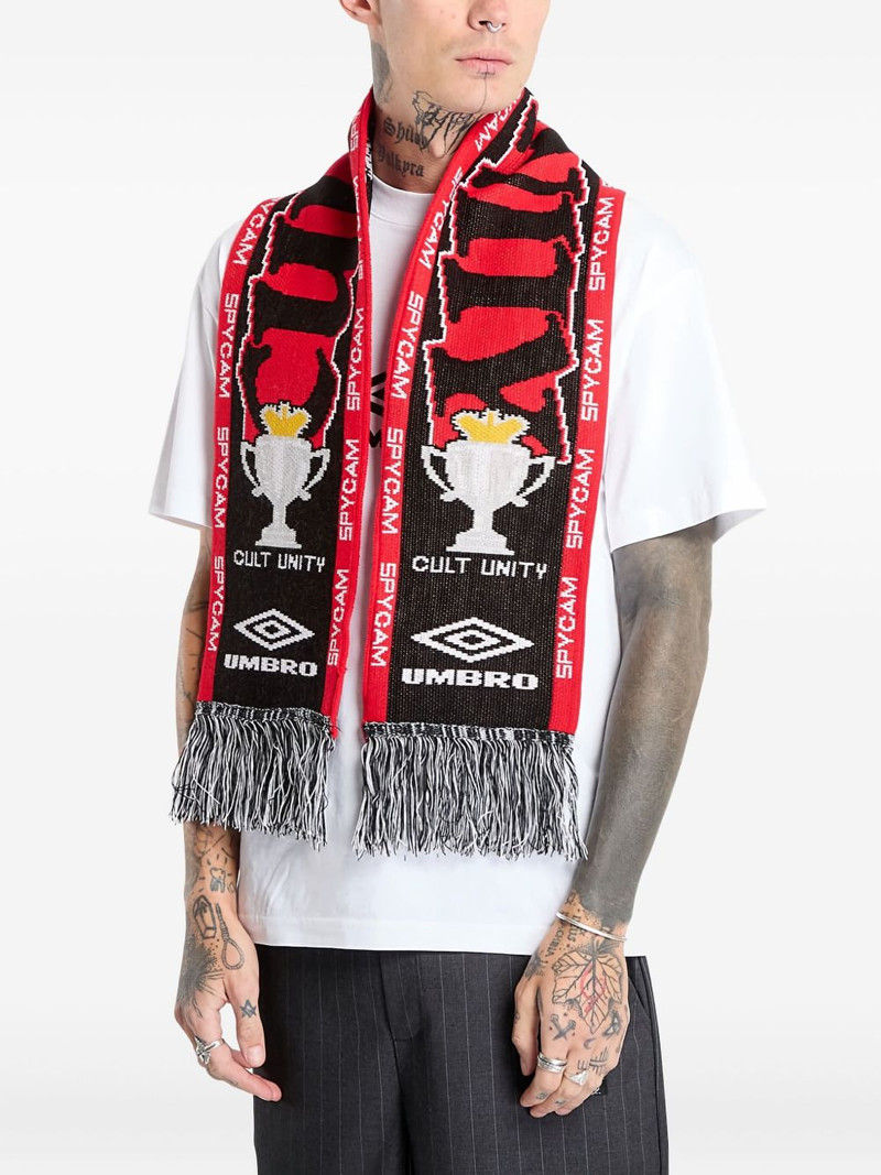 Cult Unity fringed scarf 1