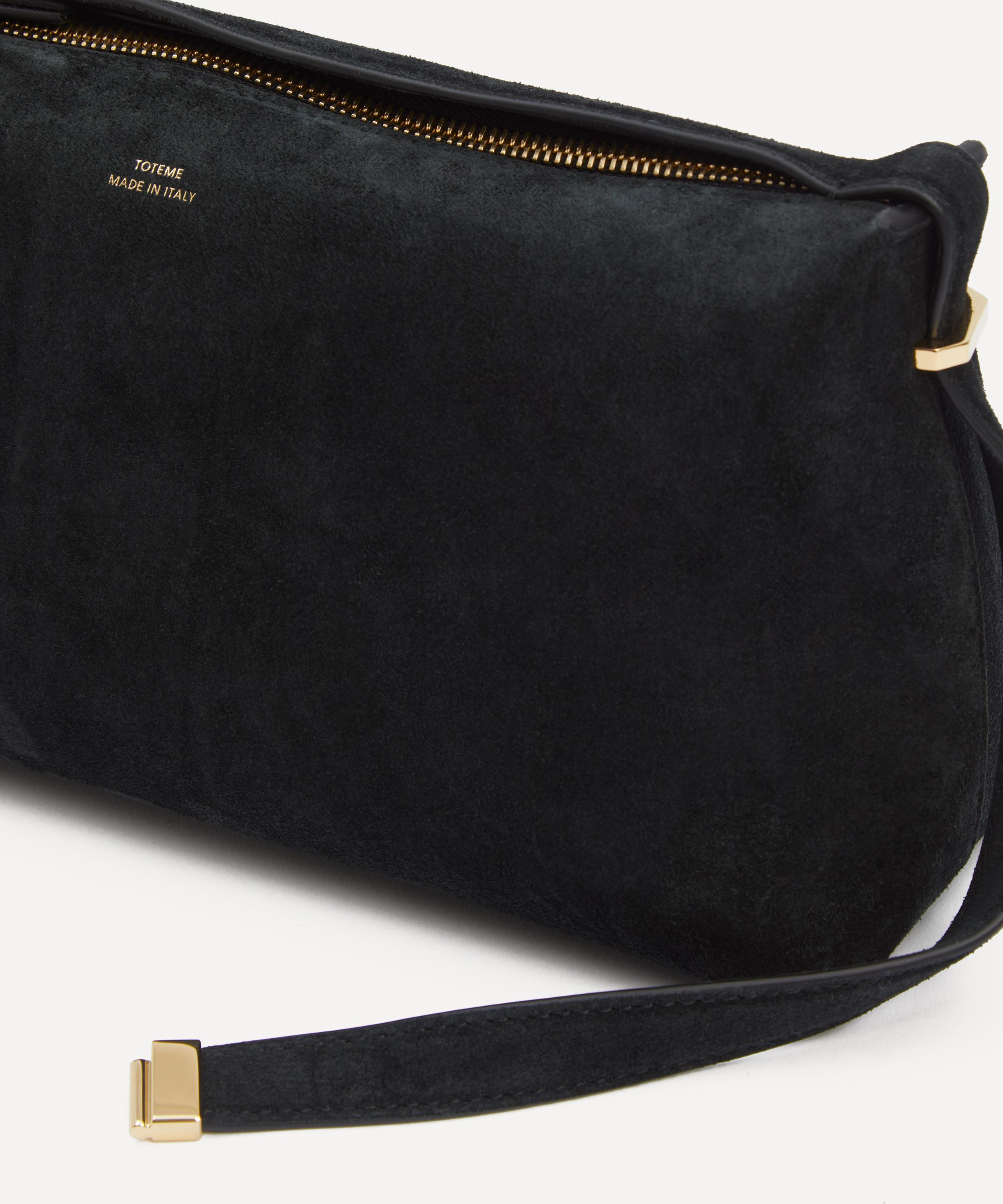 Belted Suede Clutch Bag - 5