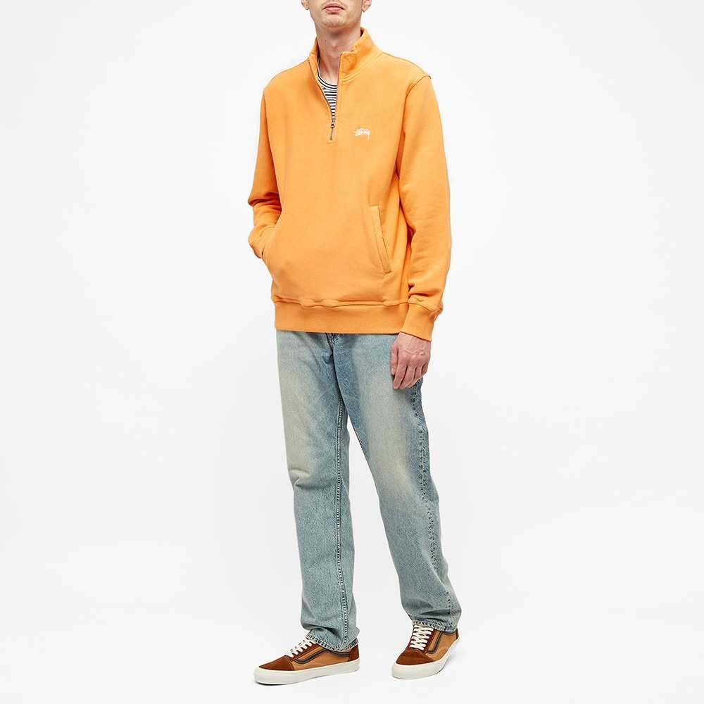 Stussy Logo Half Zip Sweat - 6