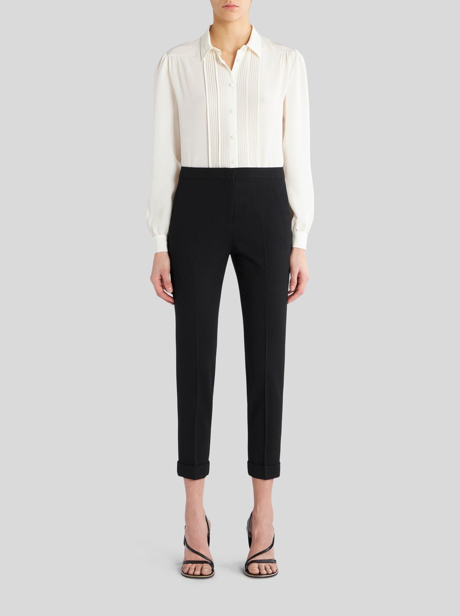CIGARETTE TROUSERS WITH TURN-UP - 3