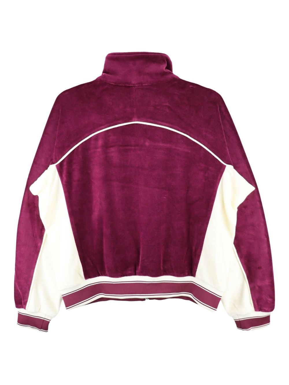 velour track jacket - 2