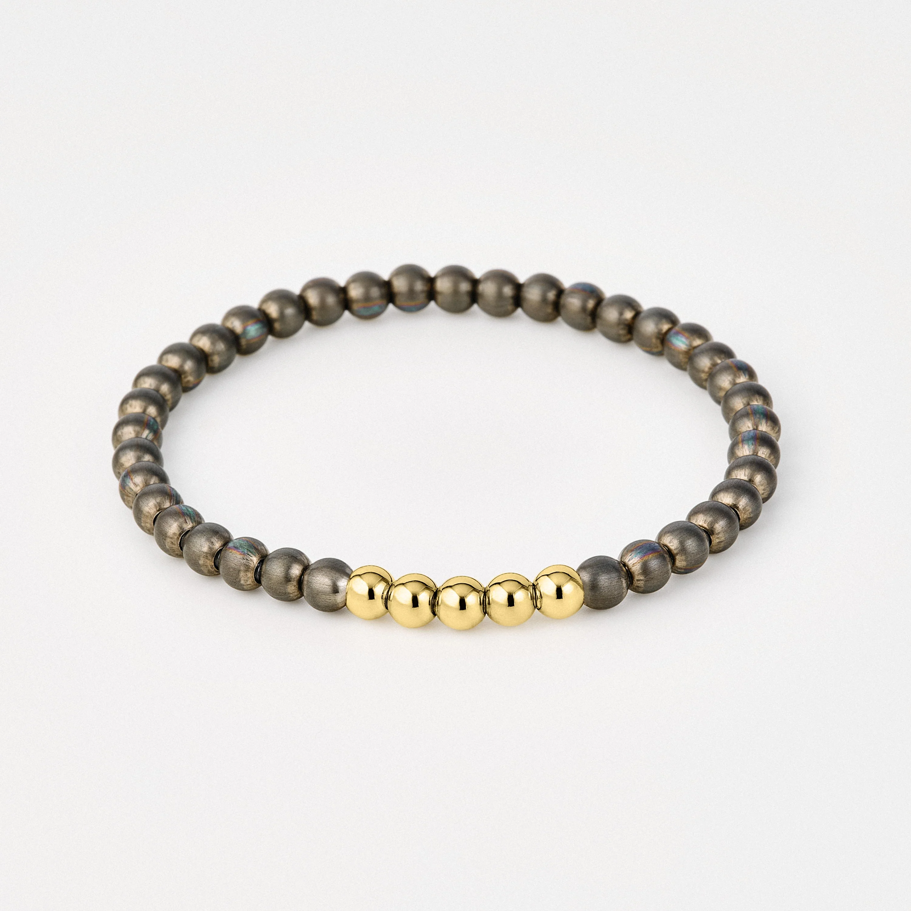 Titanium and gold elasticated Bracelet TOUS ATELIER - 1