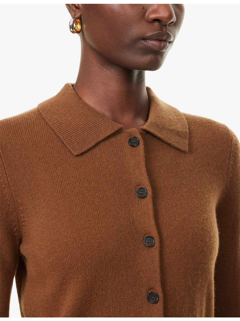 Fraga Cashmere Knitted Cardigan - 5