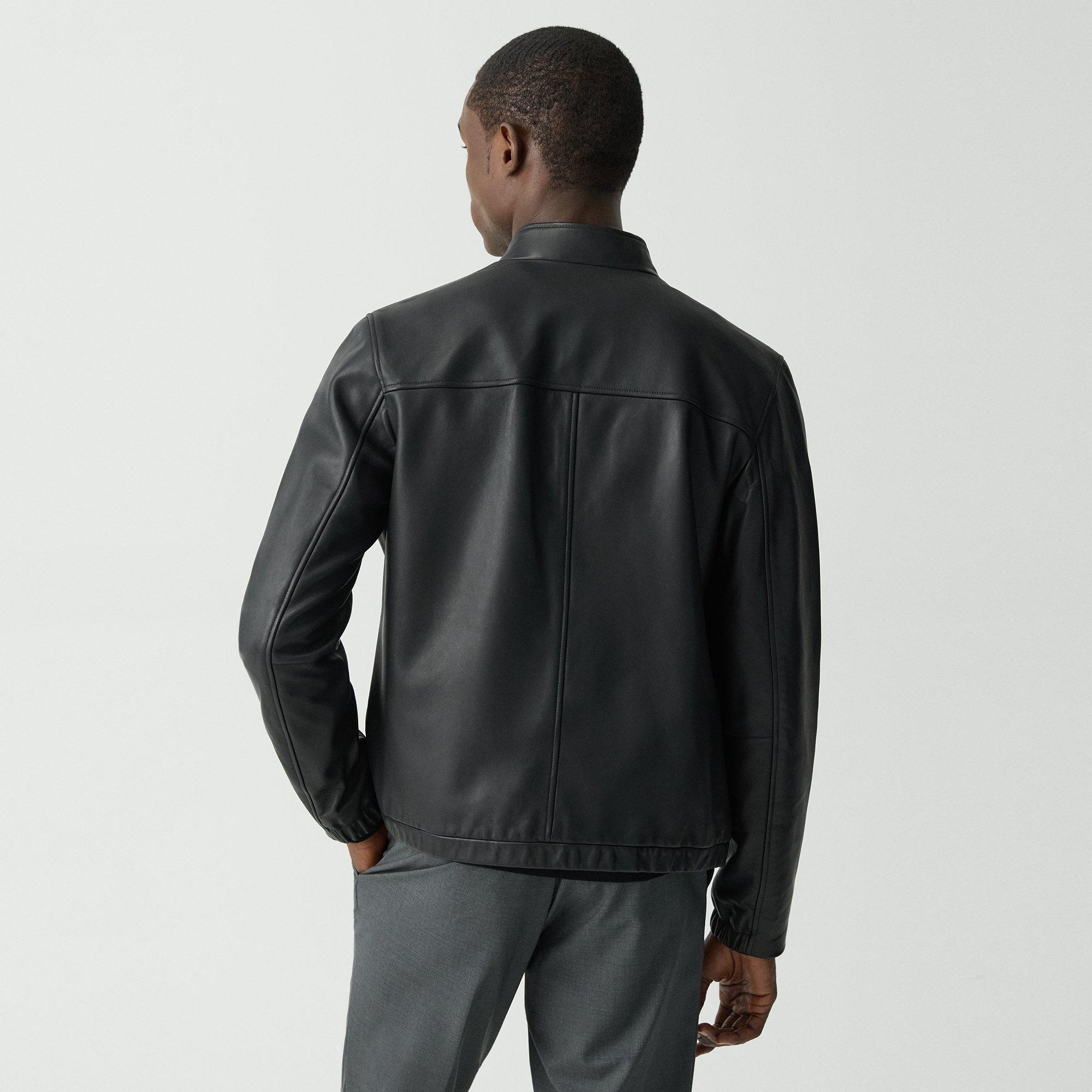 Morvek Zip Jacket in Leather - 4