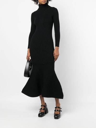 Each x Other roll-neck knitted mermaid dress outlook