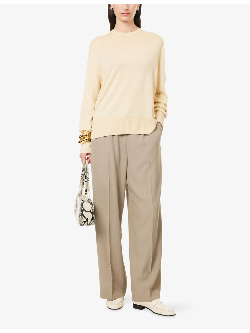 TOTEME Wide-Leg Fluid Woven Trousers outlook