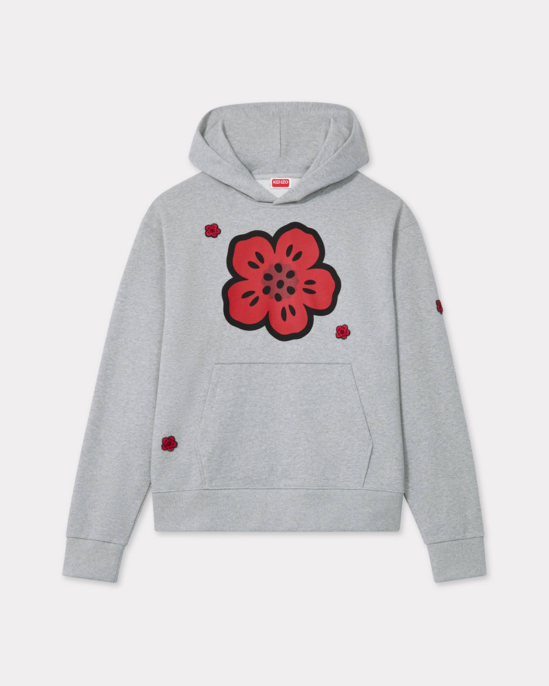'Boke Flower' embroidered hoodie 1