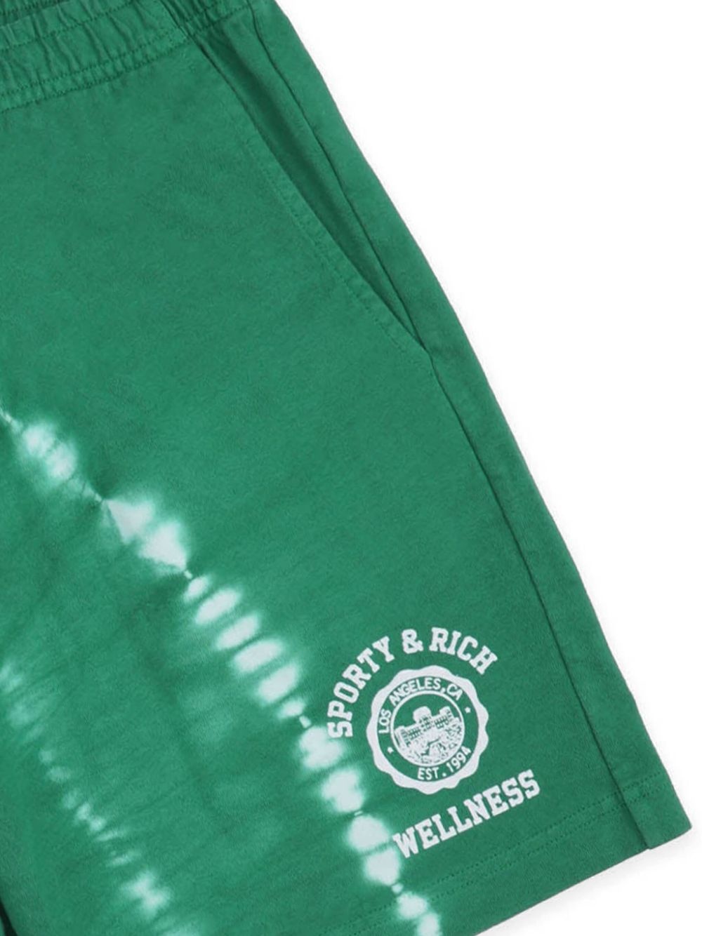Emblem cotton track shorts - 2