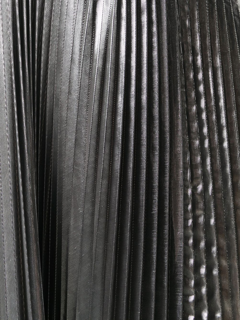metallic pleated skirt 5