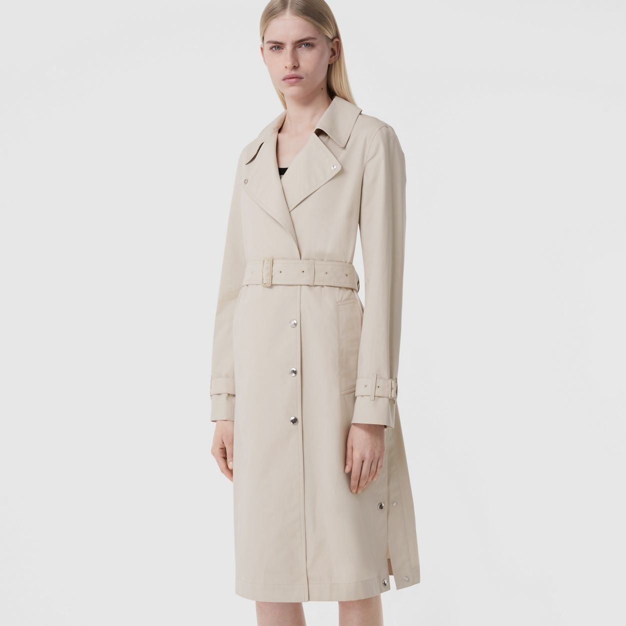 Cotton Belted Trench Coat - 8