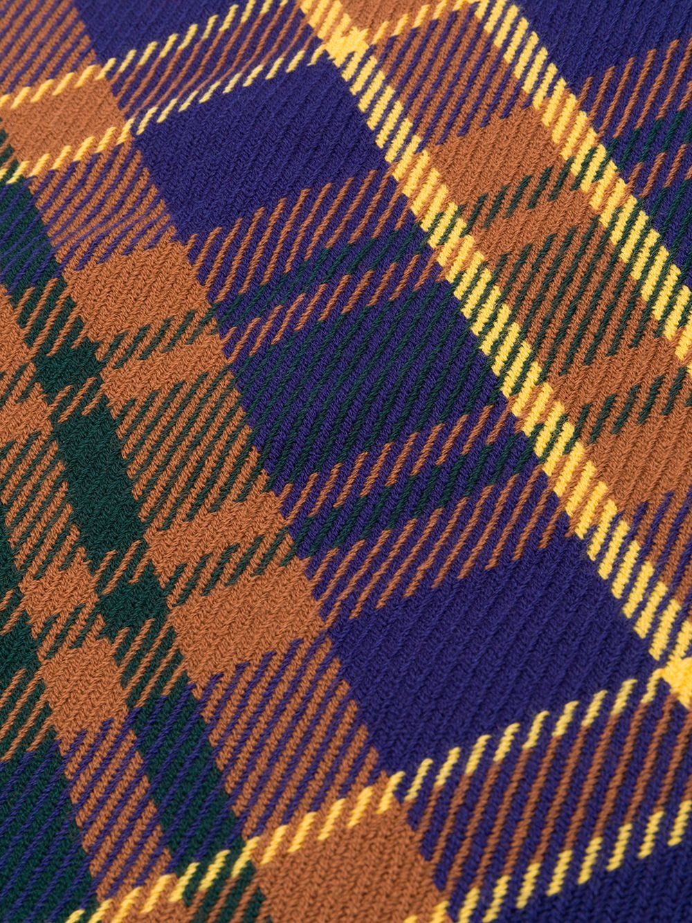 fringed tartan scarf - 3