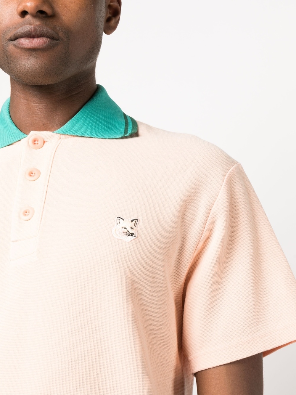 logo-appliqué piqué polo shirt - 5