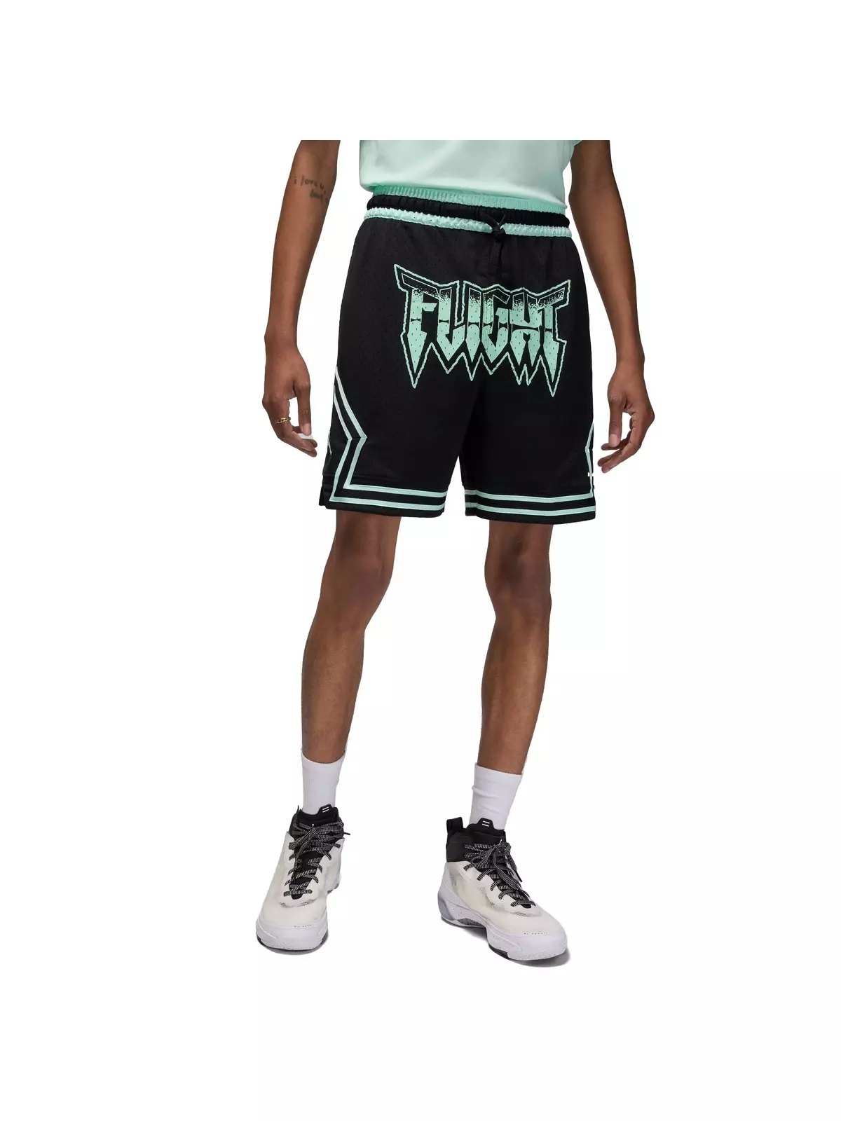 Men's Dri-FIT Sport HBR Diamond Shorts - Black - 3