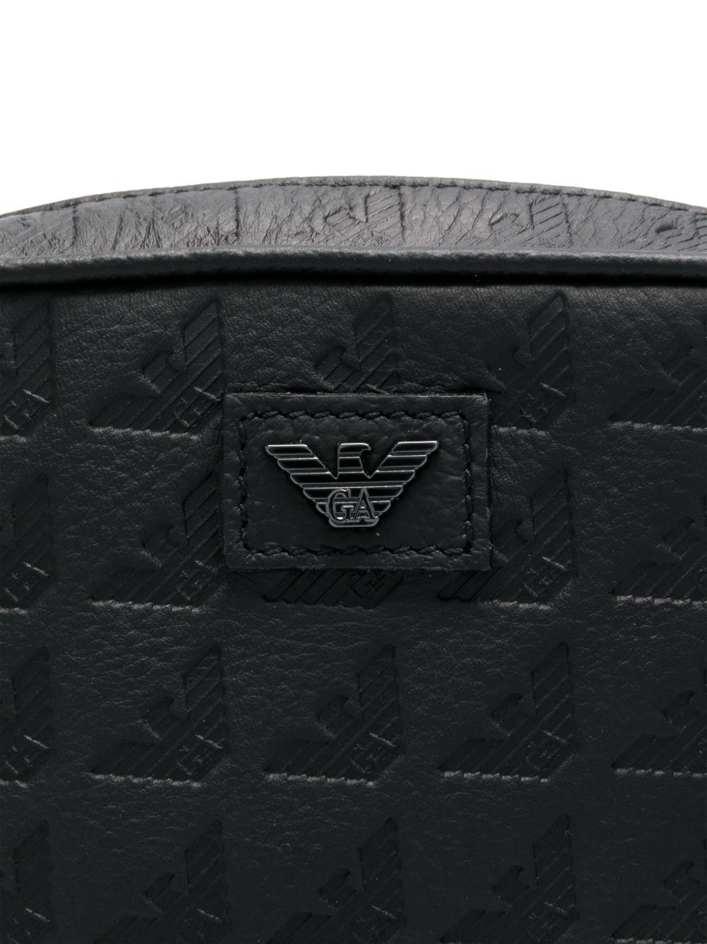 embossed-logo messenger bag - 3