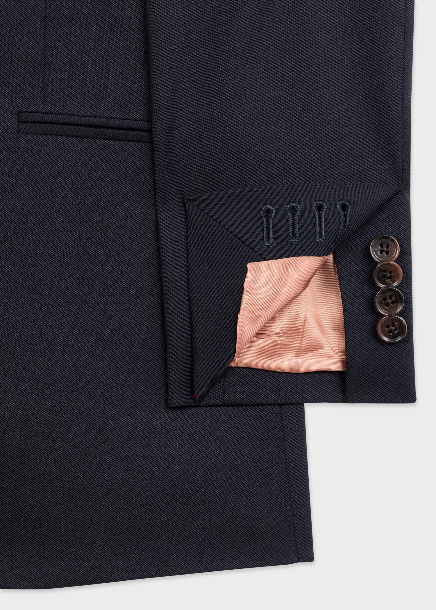 Stretch-Wool Two-Button Blazer - 3