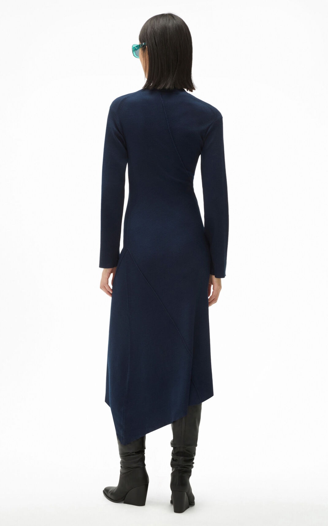 Asymmetric midi dress - 4
