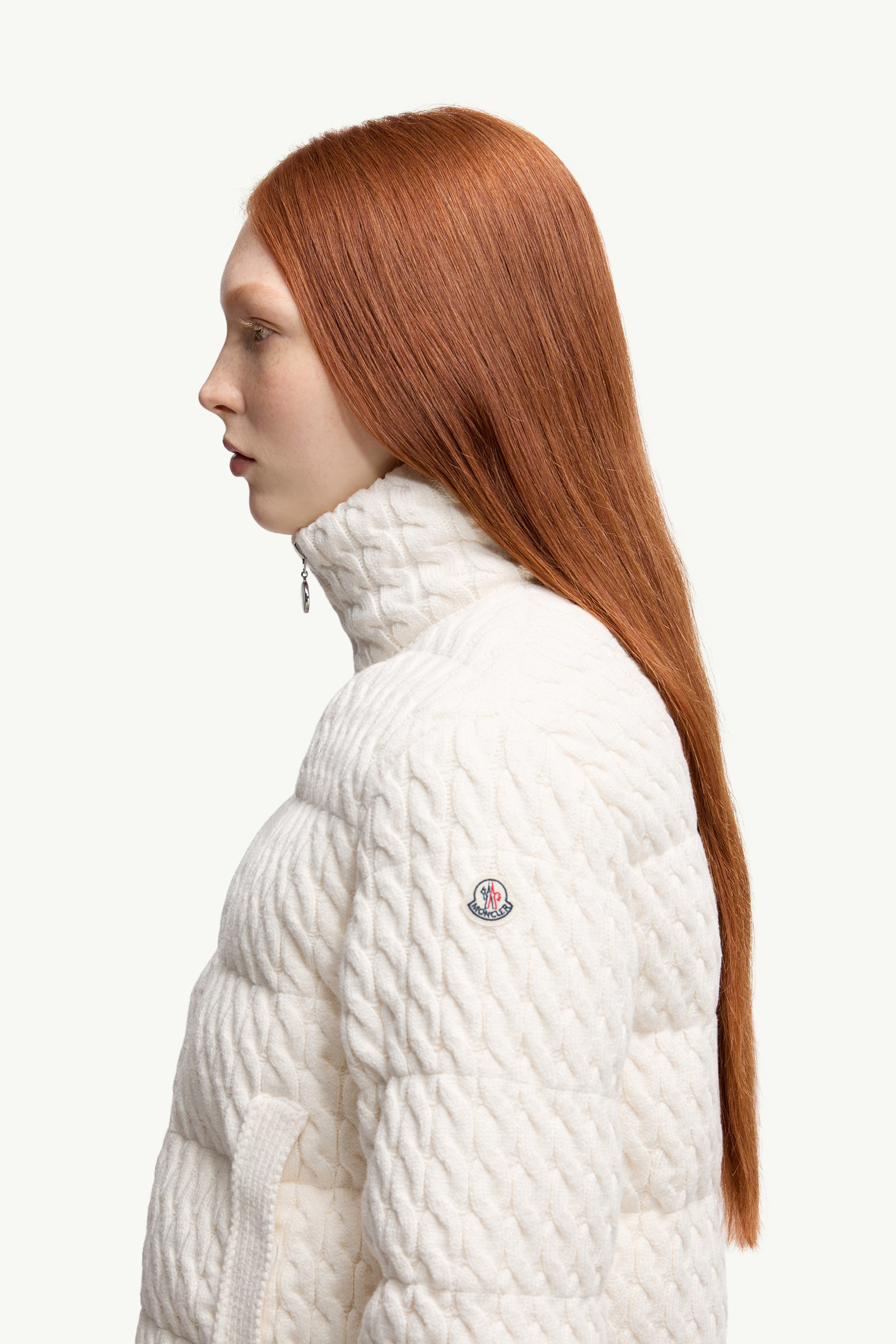 Padded Wool & Cotton Zip-Up Cardigan - 4
