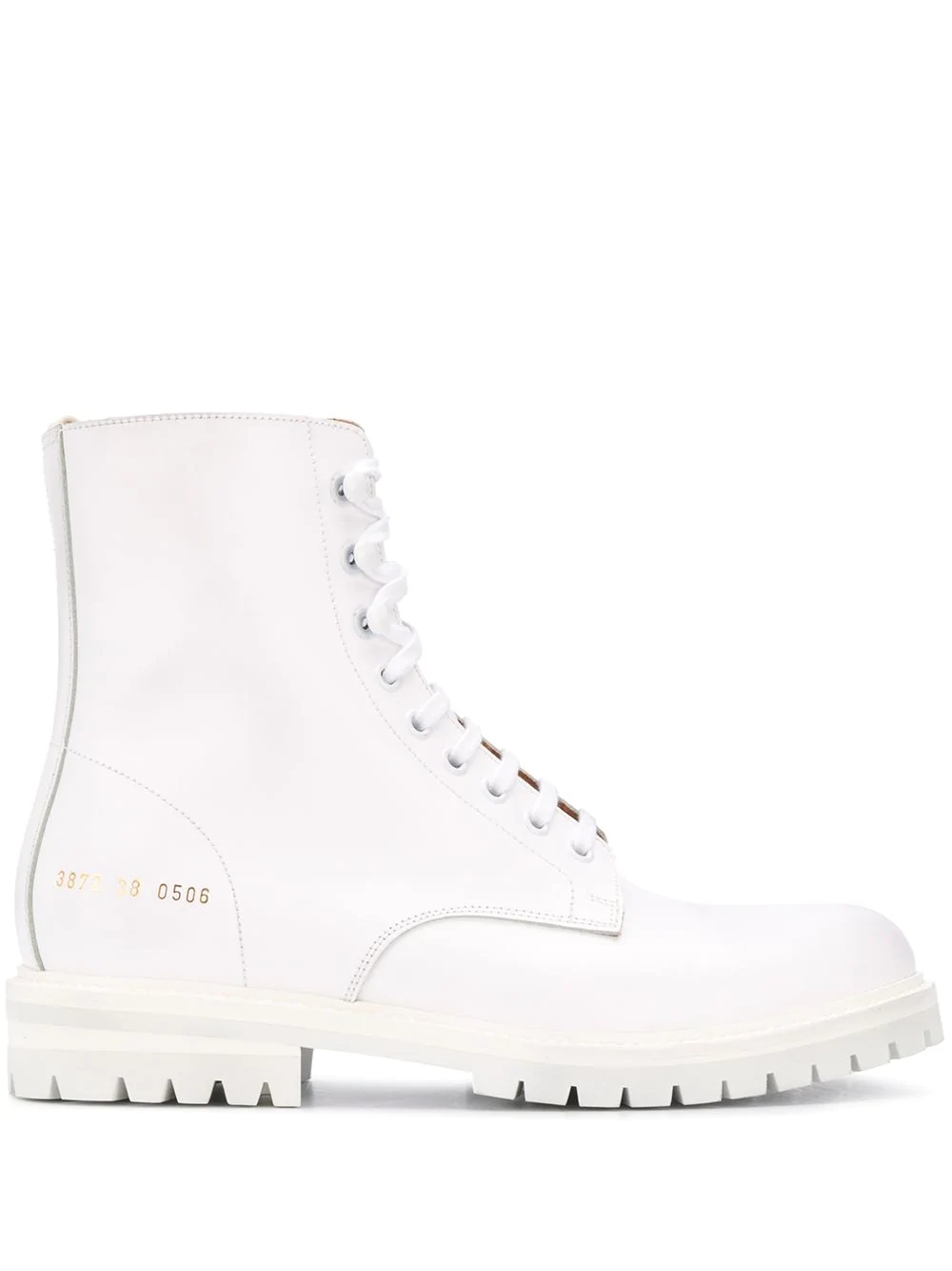 lace-up combat boots - 1