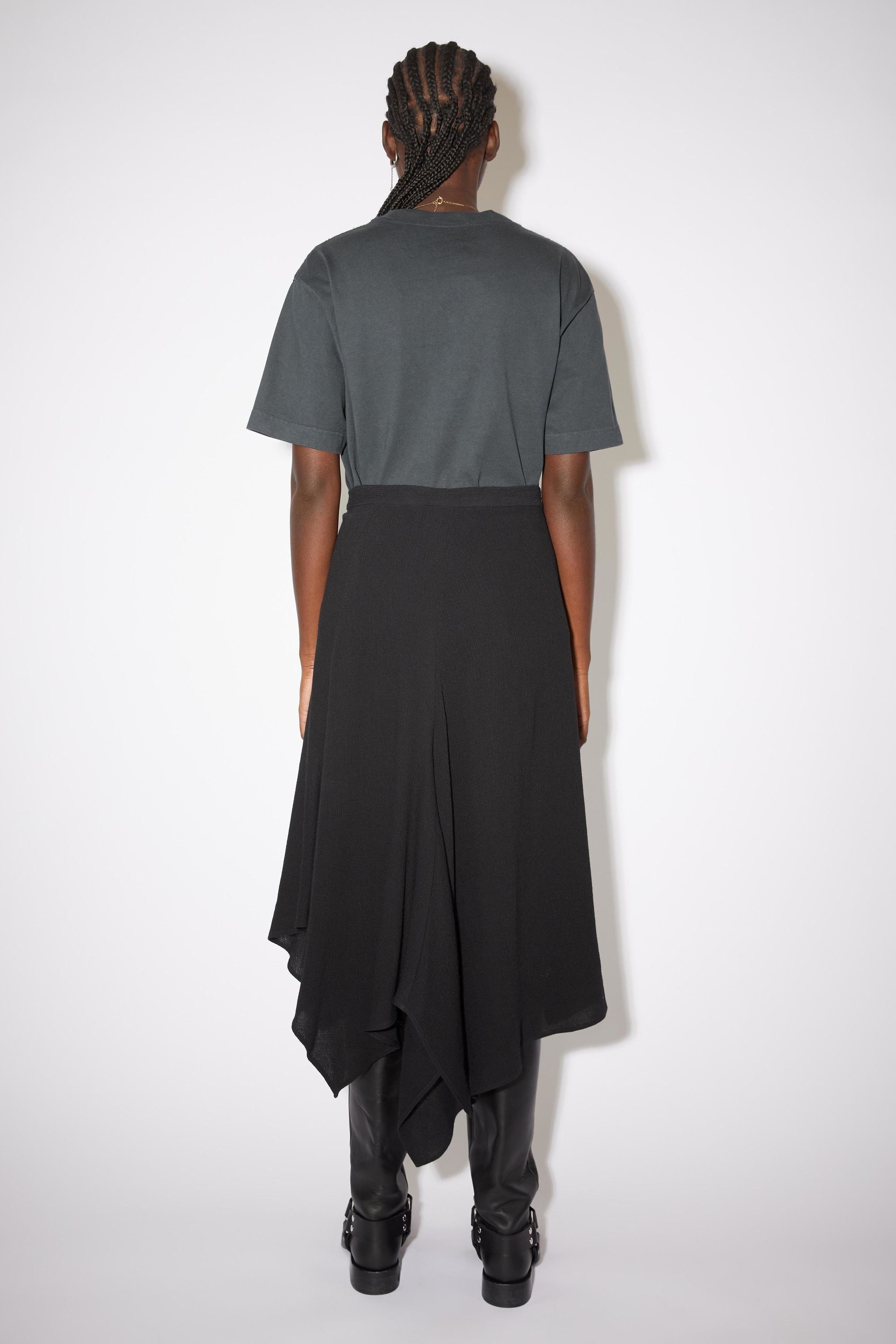 Midi skirt - Black - 3