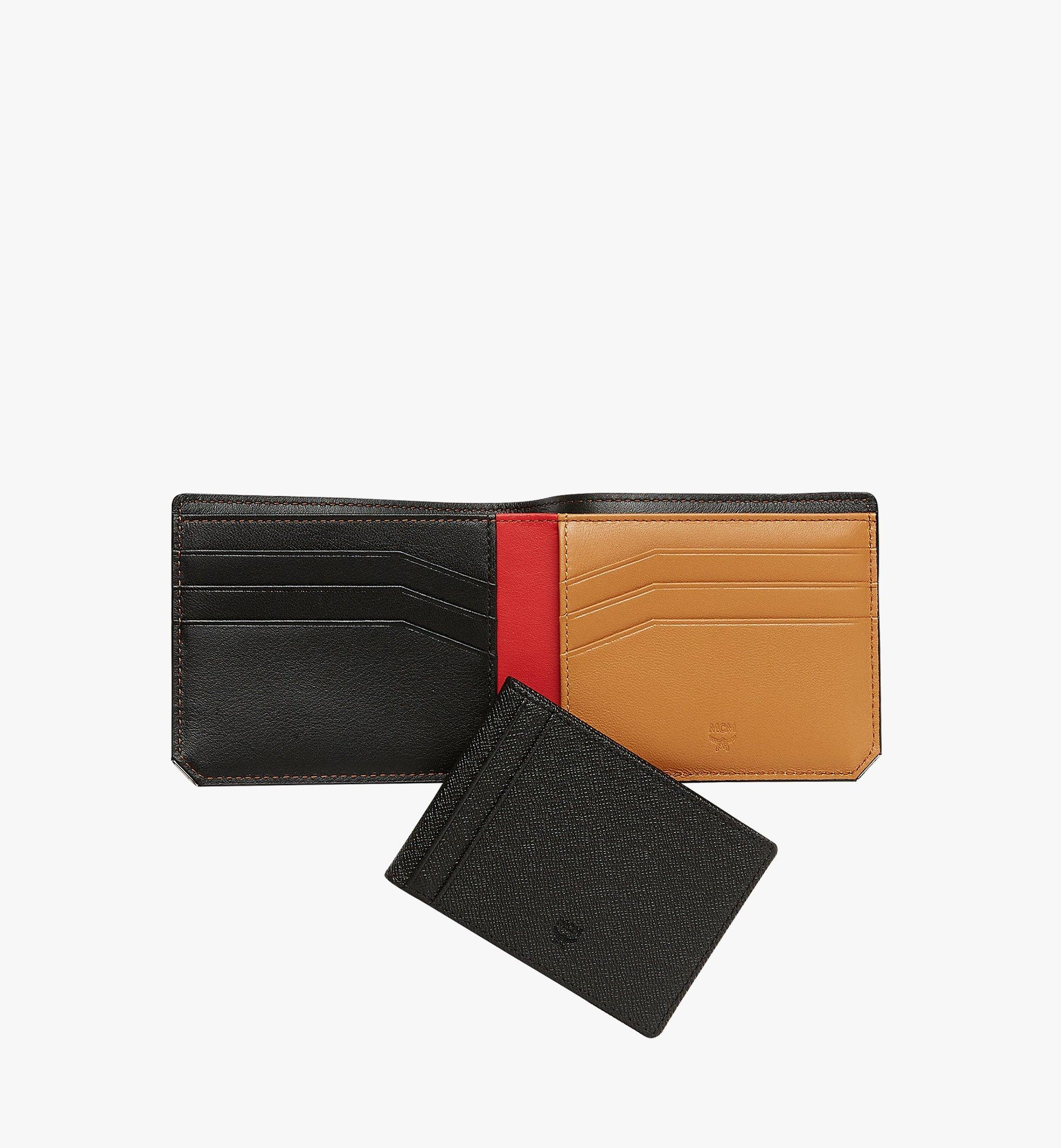 Aren Bifold Wallet with Card Case in Embossed Leather - 6