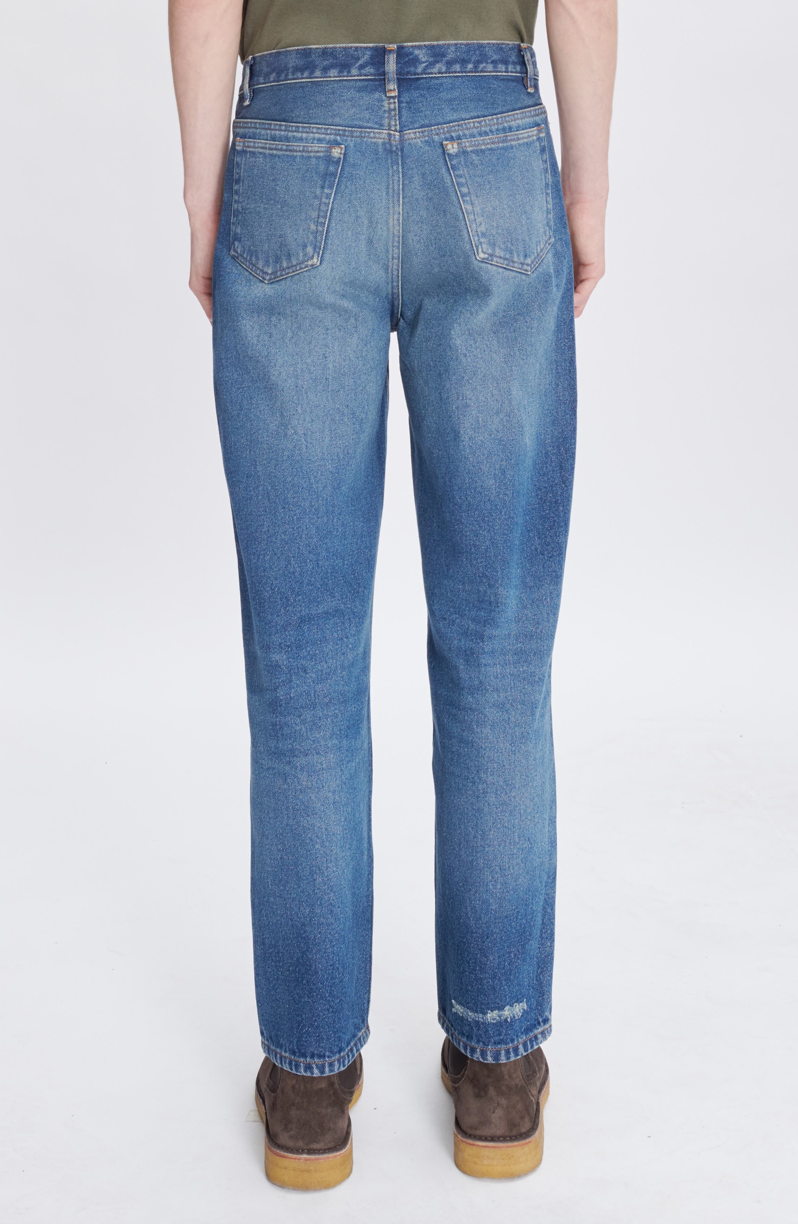 A.P.C. Martin Straight Leg Jeans in Washed Indigo at Nordstrom - 2