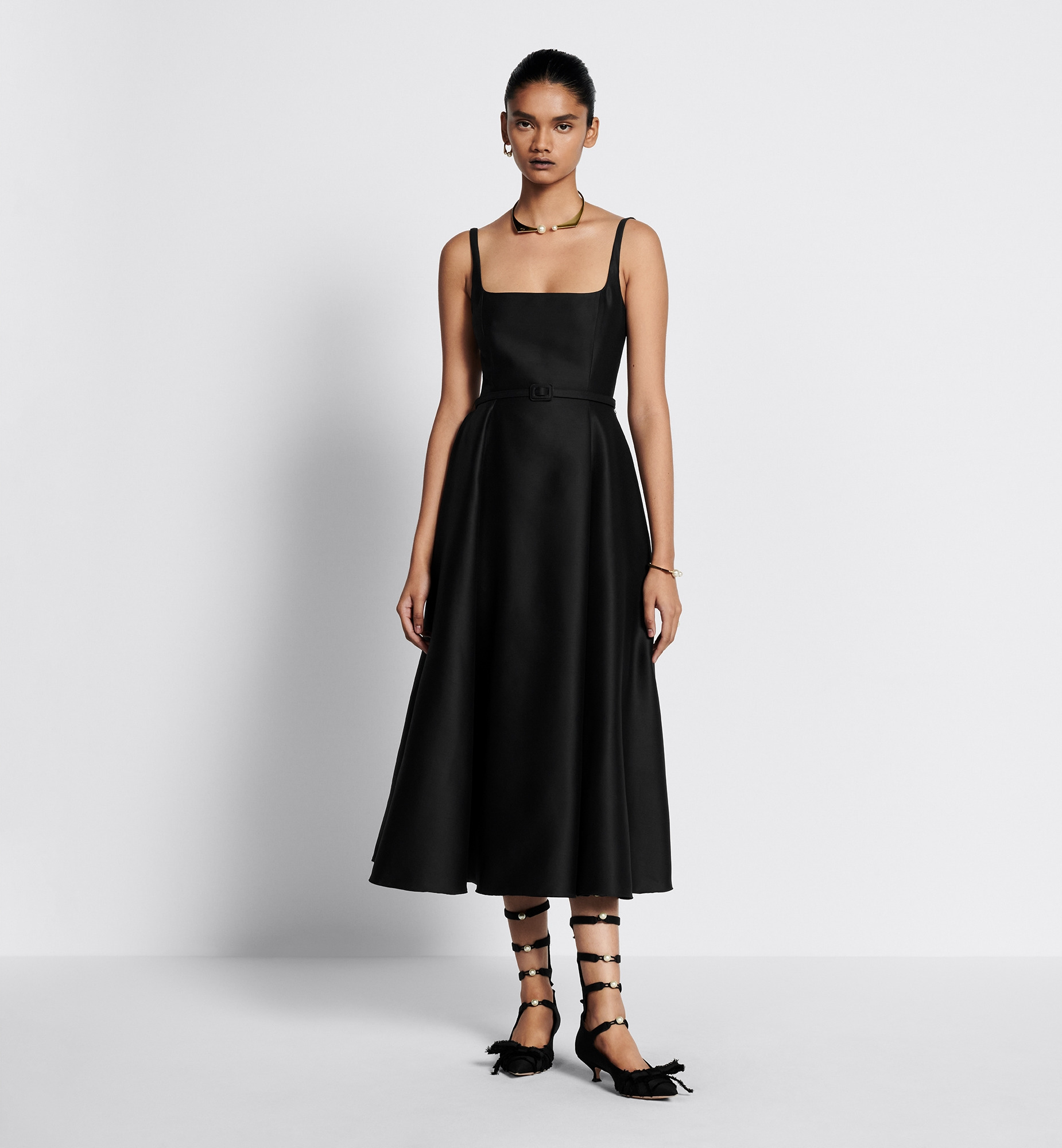 Flared Mid-Length Dress - 2