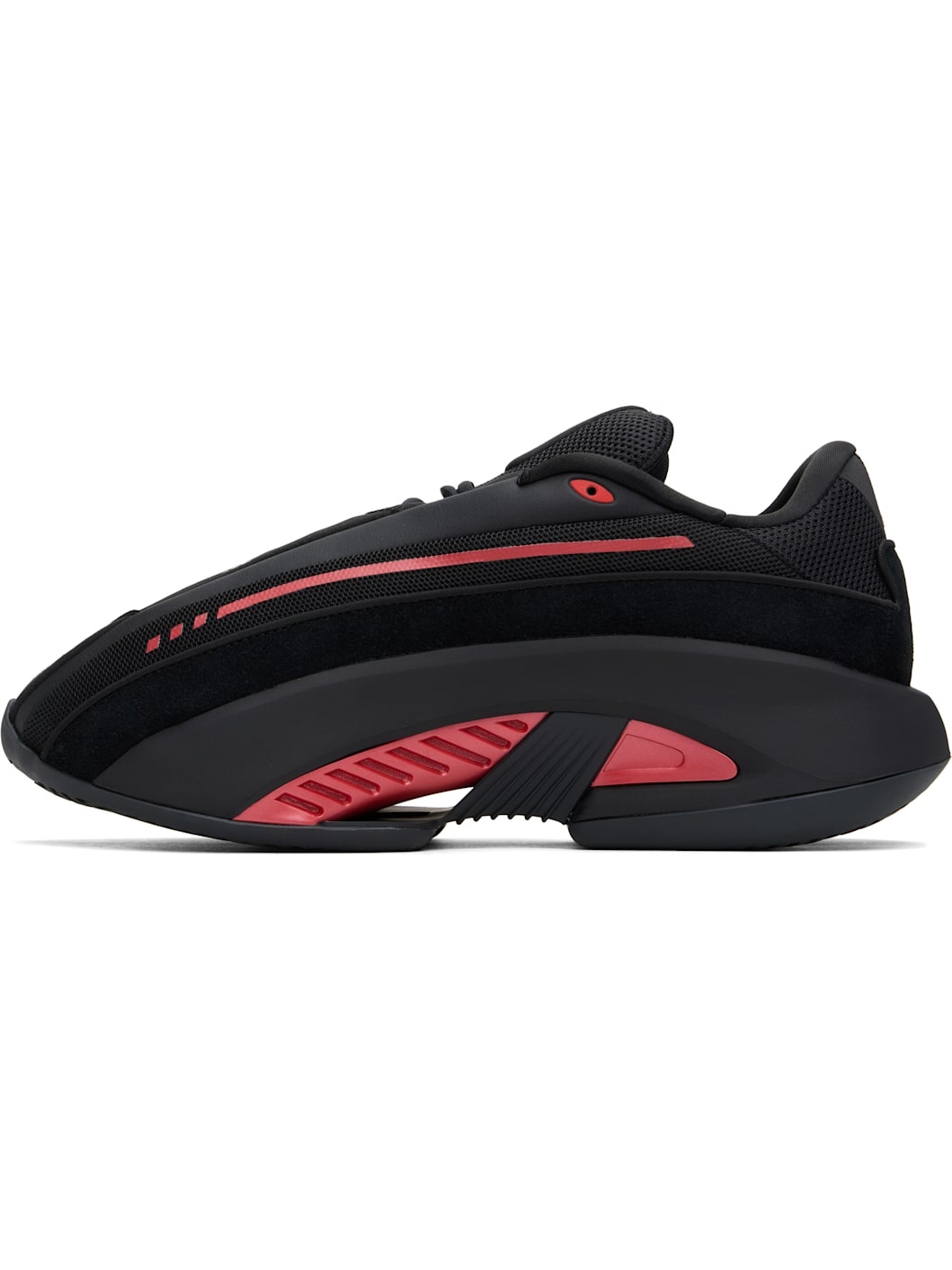 Black & Red Mad IIInfinity Sneakers - 3
