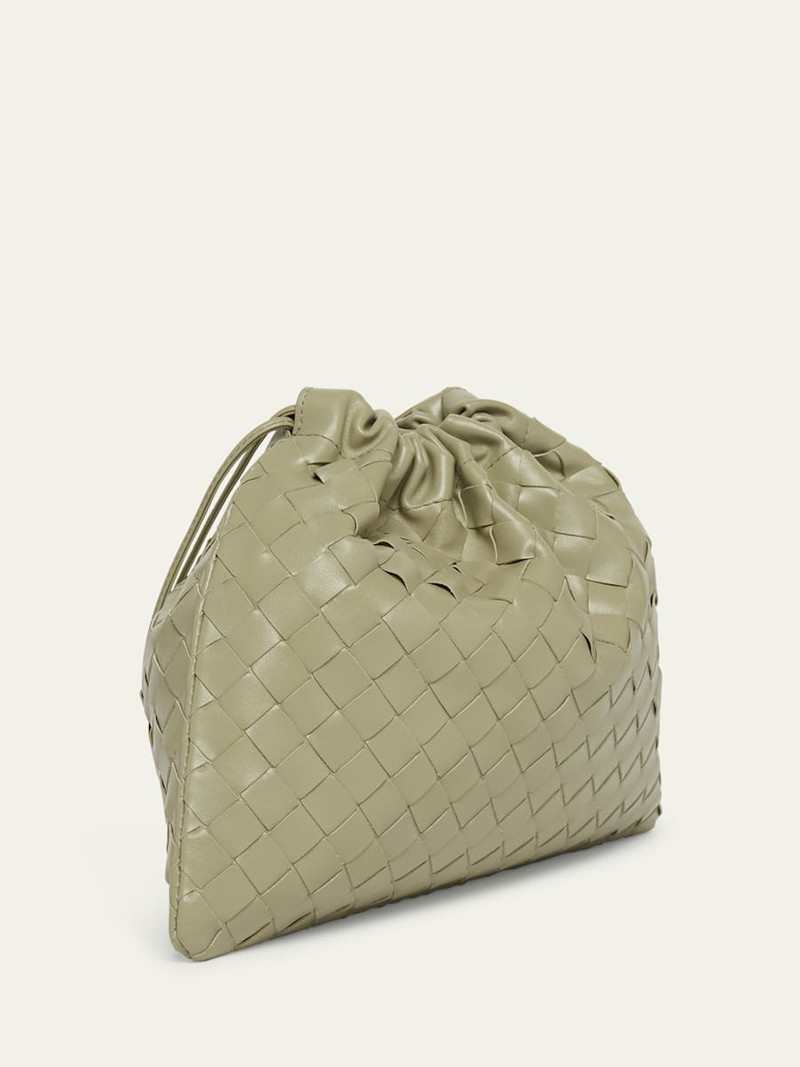 Medium Leather Pouch Bag 3