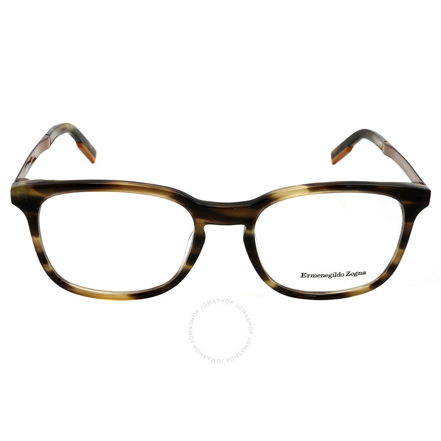 Ermenegildo Zegna Demo Square Men's Eyeglasses EZ5143 055 53 - 1