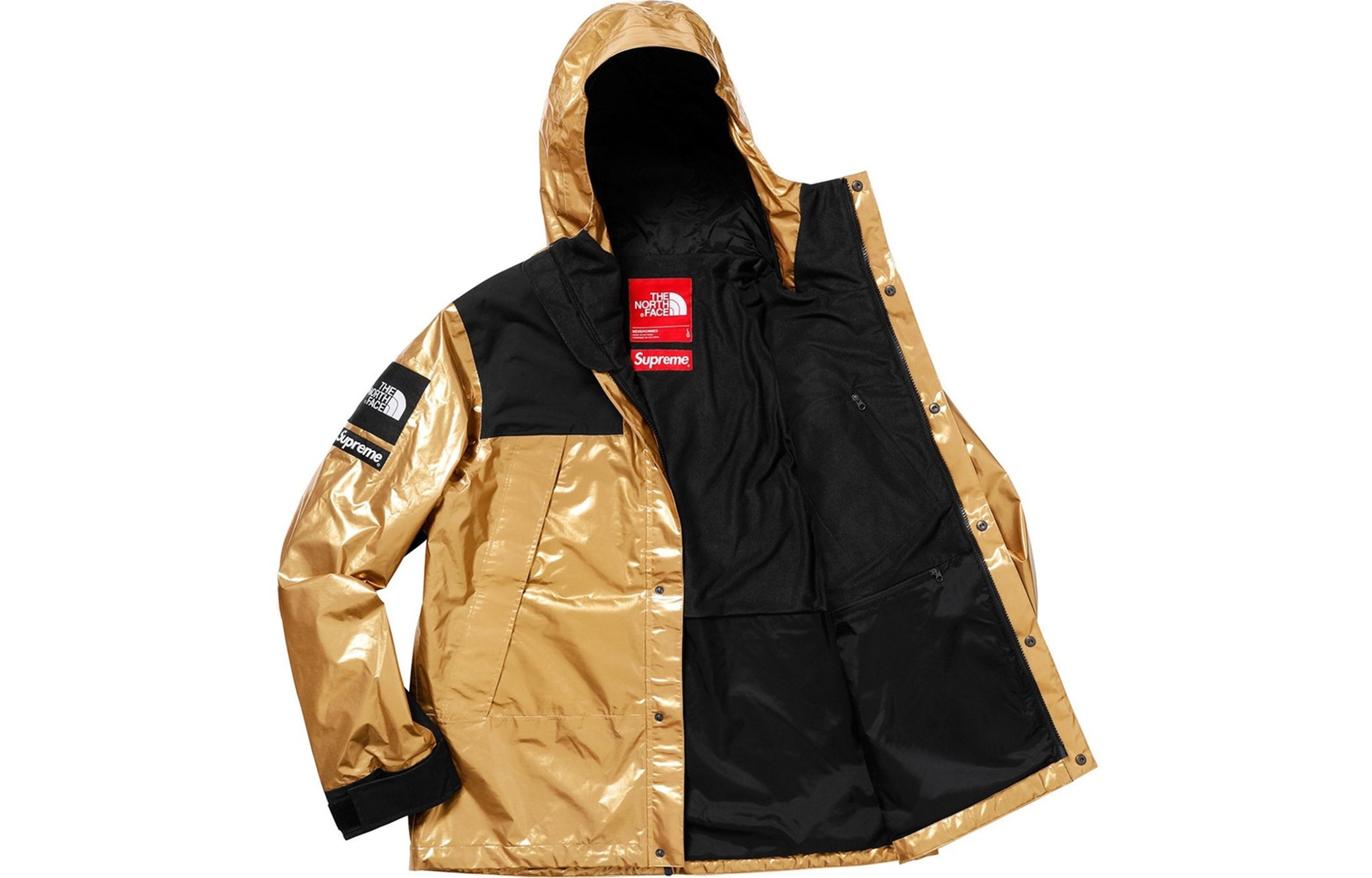 Supreme SS18 The North Face Metallic Mountain Parka Gold x SUP-SS18-604 - 3