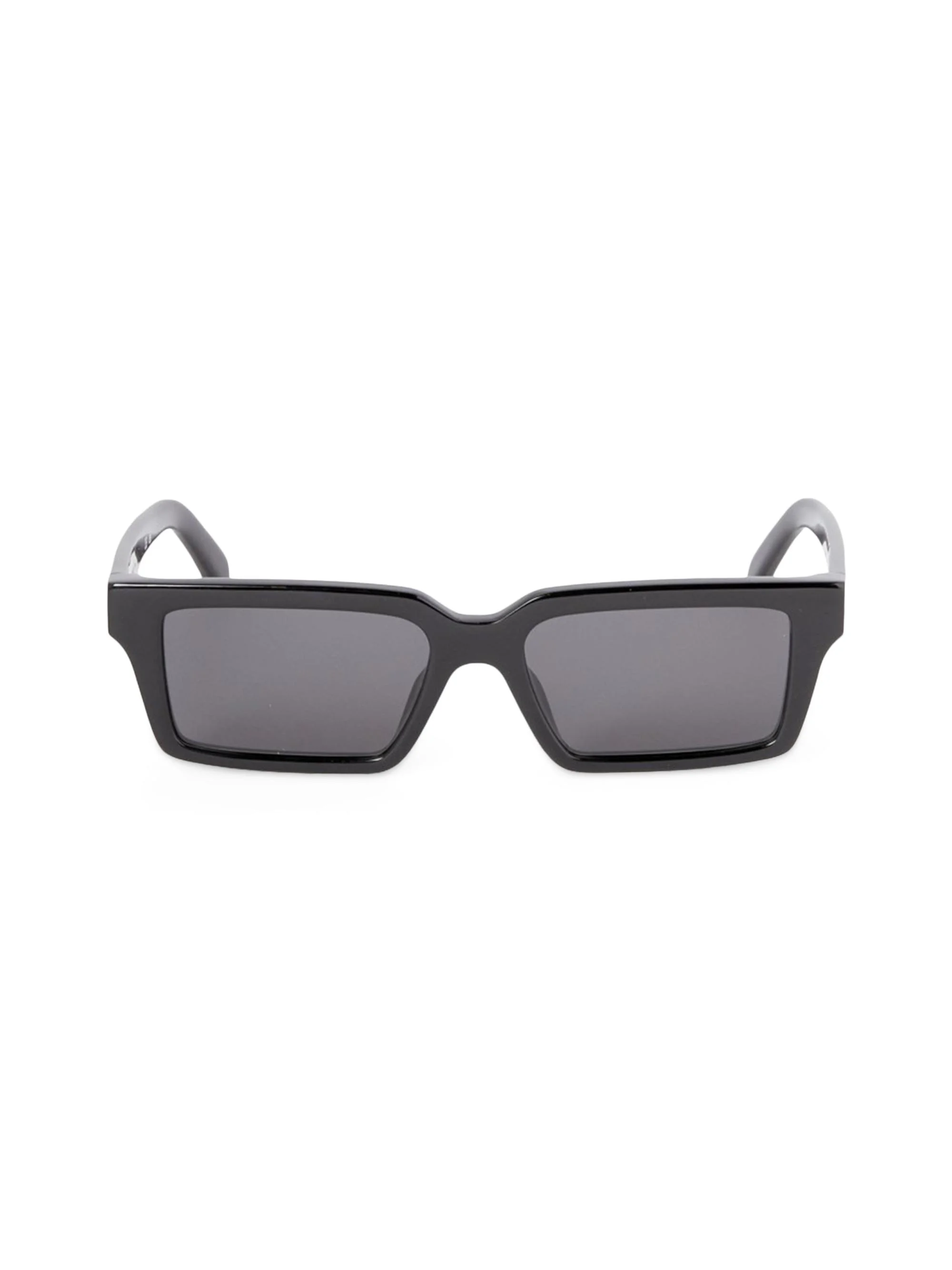 Men's Warren 54MM Rectangular Sunglasses - Black Dark Grey - 1