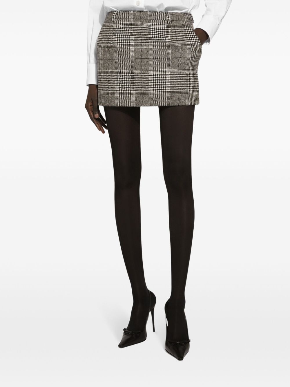 tartan check skirt - 5