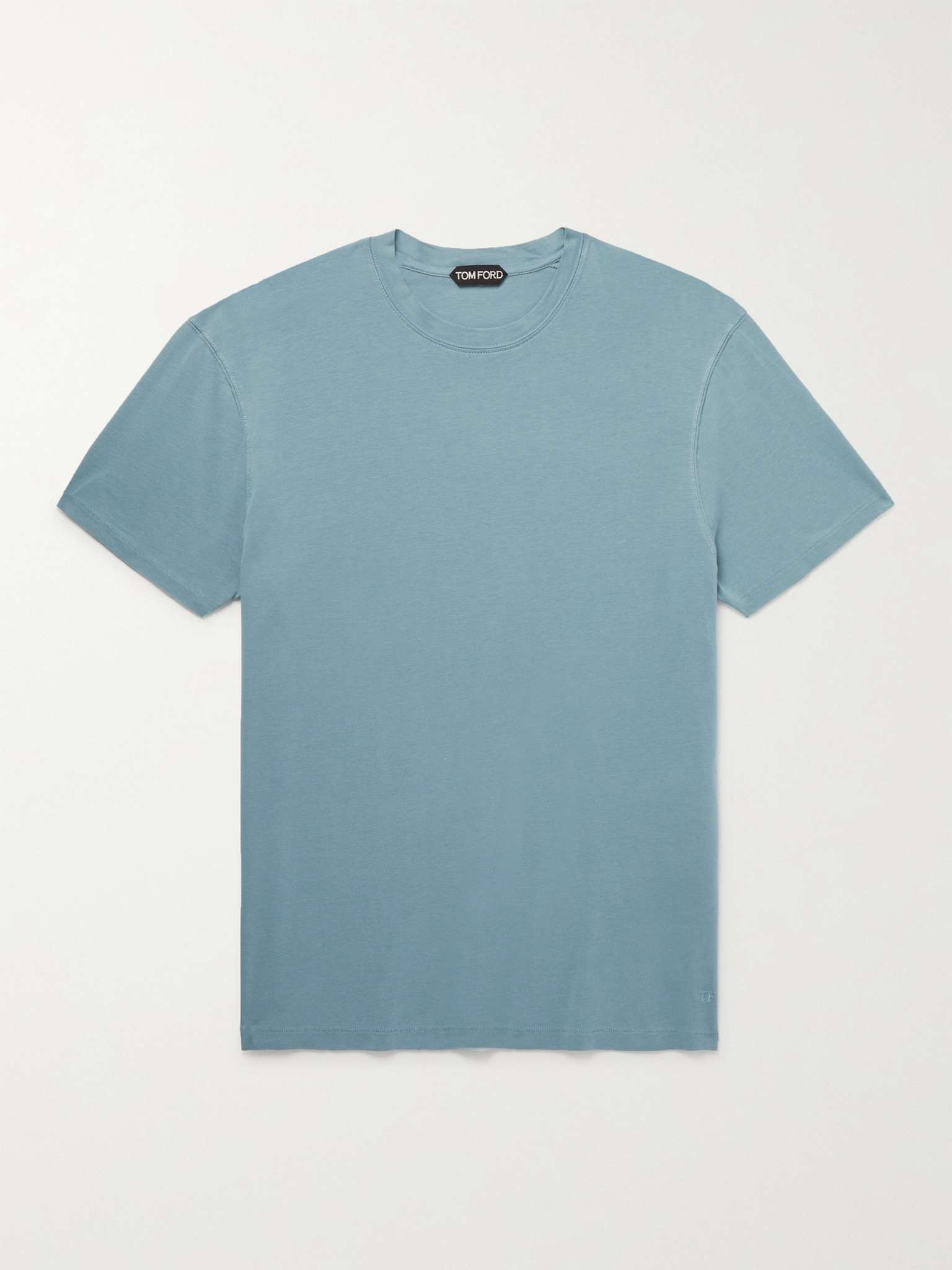 Lyocell and Cotton-Blend Jersey T-Shirt - 1