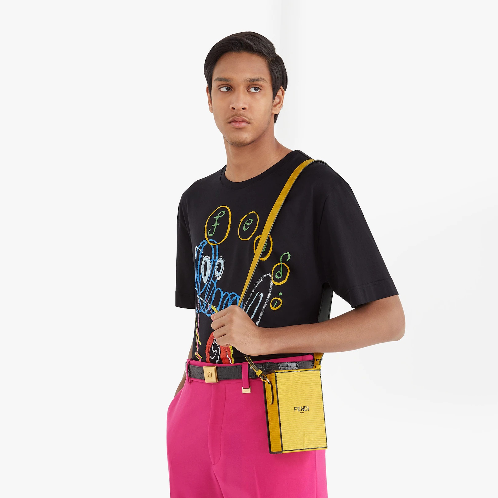Yellow lizard bag - 6