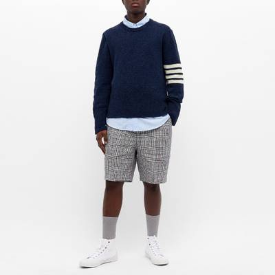 Thom Browne Thom Browne 4 Bar Shetland Crew Knit outlook