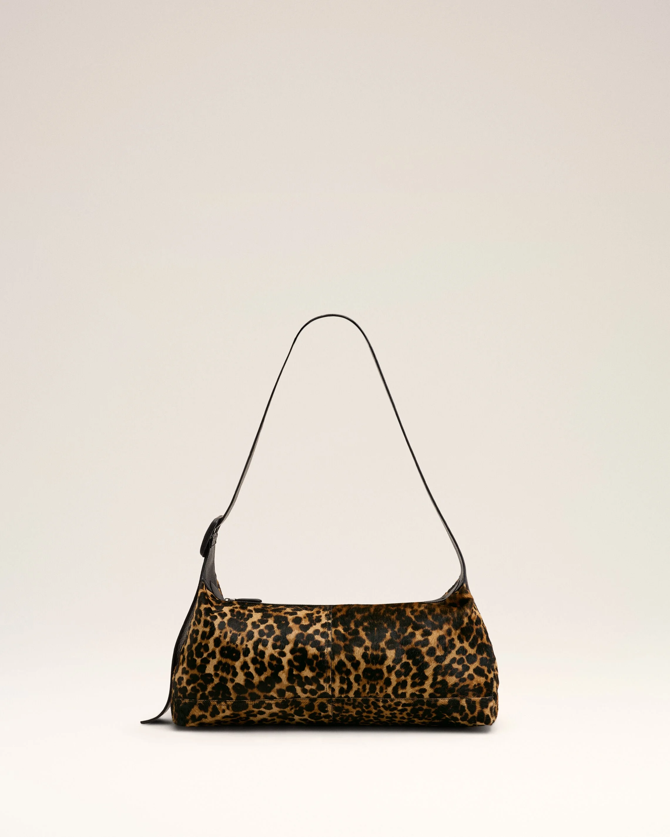 SMALL COWHIDE LEATHER LEOPARD PRINTED ETIENNE CROSSBODY BAG - 1