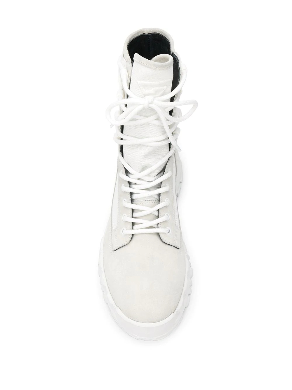 mid-calf lace-up sneakers - 4