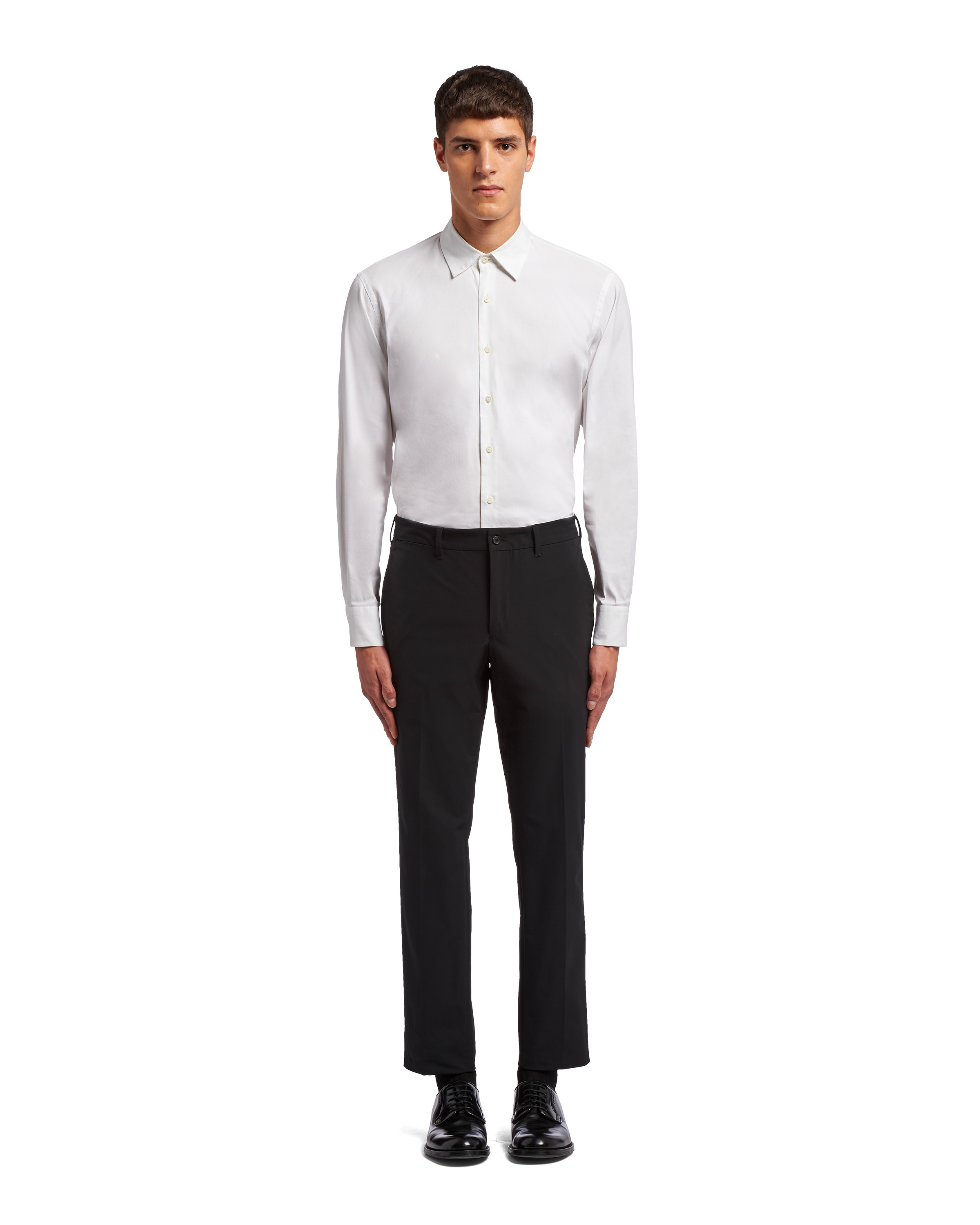 Stretch technical fabric trousers - 2
