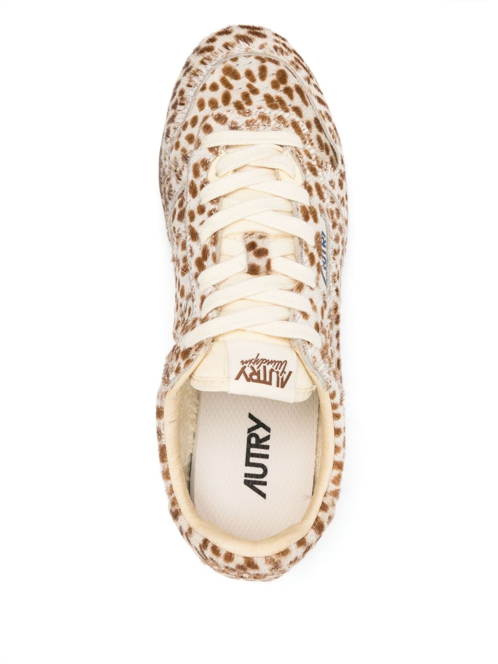 animal-print sneakers - 4