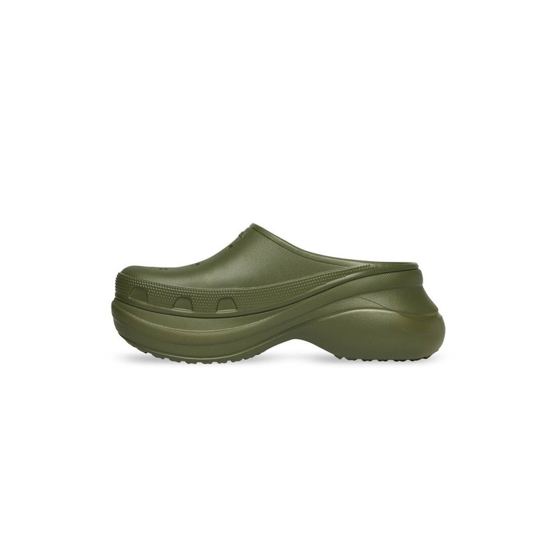 BALENCIAGA Men's Crocs™ Mule  in Kaki outlook