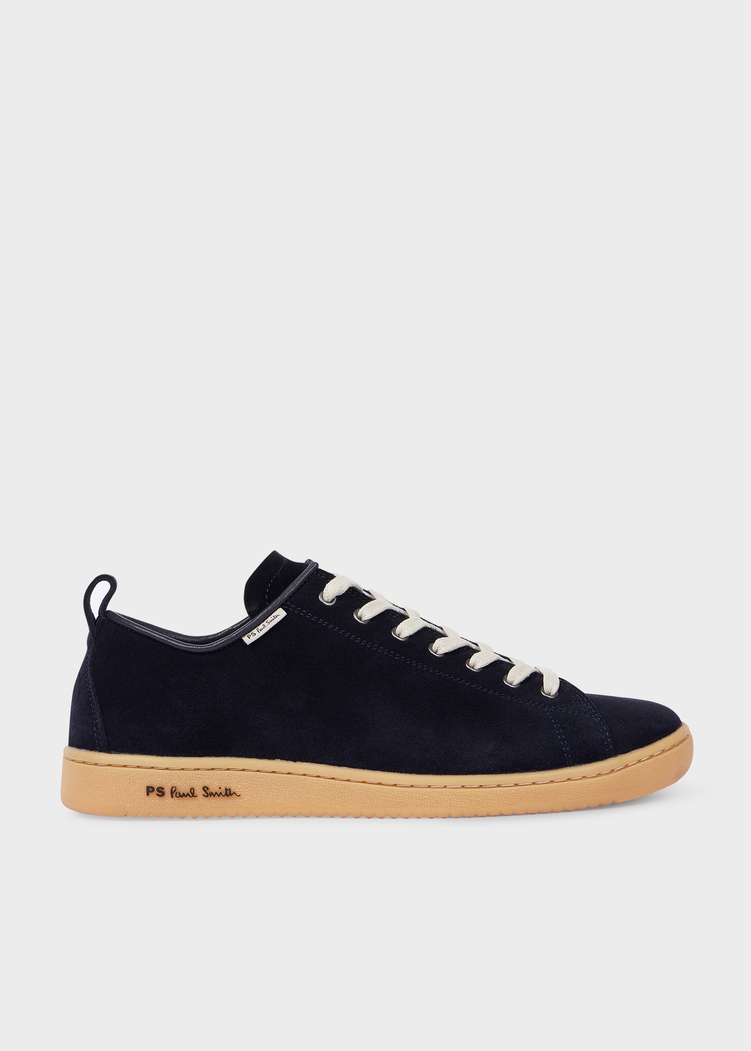 Dark Navy Suede 'Miyata' Trainers - 1