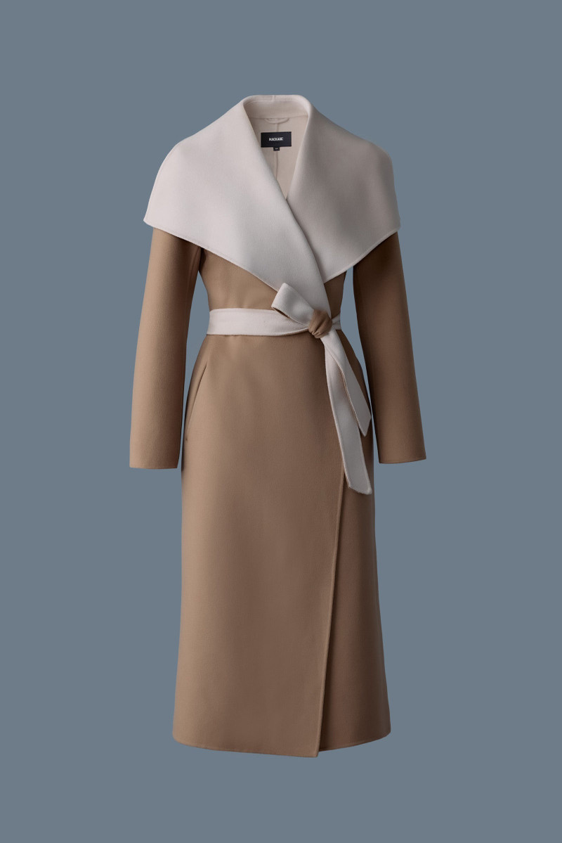 MAI-CN Double-face wool wrap coat 1