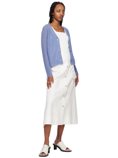 Vince Blue Three-Button Cardigan outlook