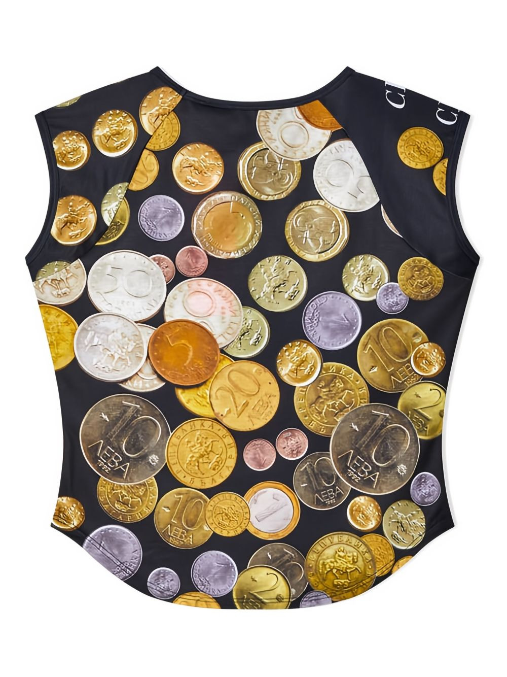 Angelica coin-print top - 2