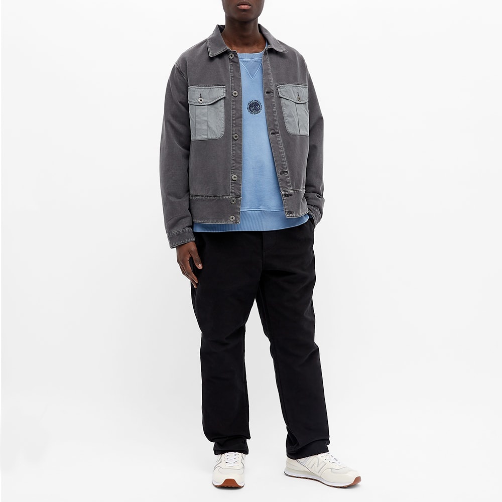 Nigel Cabourn Embroidered Logo Crew Sweat - 6