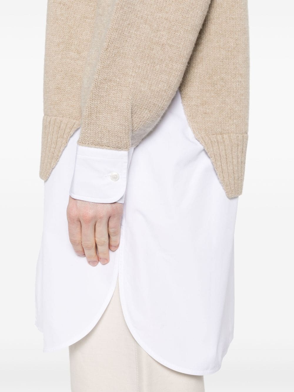 layered-effect jumper - 5